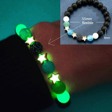 Load image into Gallery viewer, Natural stone yoga healing luminous bracelet