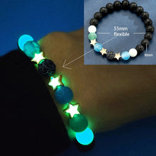 Load image into Gallery viewer, Natural stone yoga healing luminous bracelet