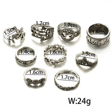 Загрузить изображение в средство просмотра галереи, 9 pieces/set hollow ring set