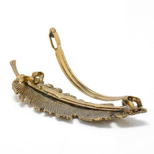 Load image into Gallery viewer, Leaf feather hairpin