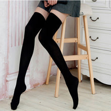 Загрузить изображение в средство просмотра галереи, Pure color cotton knee socks