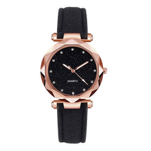 Load image into Gallery viewer, Fashion colorful ultra-thin leather rhinestone watch