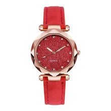 Load image into Gallery viewer, Fashion colorful ultra-thin leather rhinestone watch