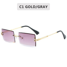Load image into Gallery viewer, Medium fashion rimless gradient sunglasses cover