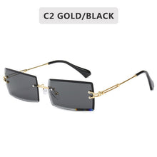 Load image into Gallery viewer, Medium fashion rimless gradient sunglasses cover
