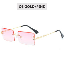 Load image into Gallery viewer, Medium fashion rimless gradient sunglasses cover