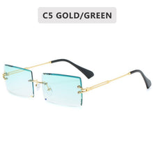 Load image into Gallery viewer, Medium fashion rimless gradient sunglasses cover