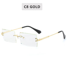 Load image into Gallery viewer, Medium fashion rimless gradient sunglasses cover