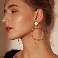 Загрузить изображение в средство просмотра галереи, Simple and fashionable big round clip earrings