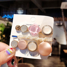 Загрузить изображение в средство просмотра галереи, 3 pieces/set of acrylic imitation pearl hair clips