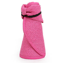 Load image into Gallery viewer, Beach straw hat with big brim UV protection