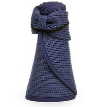 Load image into Gallery viewer, Beach straw hat with big brim UV protection