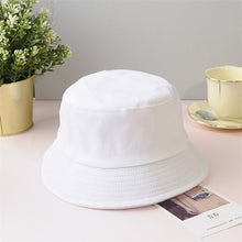 Load image into Gallery viewer, Solid color cotton fisherman hat