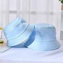 Load image into Gallery viewer, Solid color cotton fisherman hat