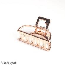 Load image into Gallery viewer, Crab moon shaped hair clip claws solid color