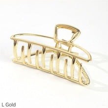 Load image into Gallery viewer, Crab moon shaped hair clip claws solid color