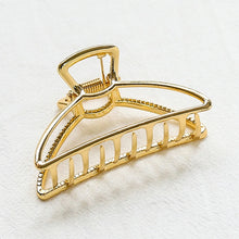 Load image into Gallery viewer, Crab moon shaped hair clip claws solid color
