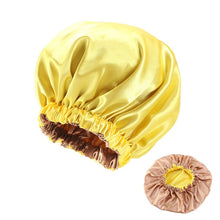 Load image into Gallery viewer, Large printed satin silk nightcap