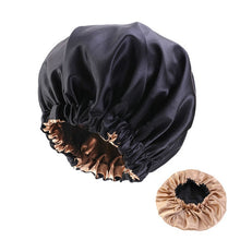 Load image into Gallery viewer, Large printed satin silk nightcap