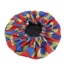 Load image into Gallery viewer, Large printed satin silk nightcap