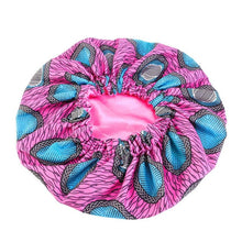 Load image into Gallery viewer, Large printed satin silk nightcap