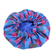 Load image into Gallery viewer, Large printed satin silk nightcap