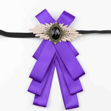 Load image into Gallery viewer, Vintage embossed costume jewelry bow tie