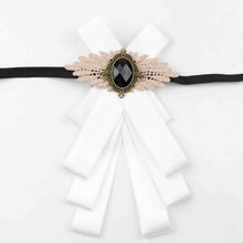 Load image into Gallery viewer, Vintage embossed costume jewelry bow tie