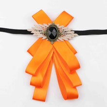 Load image into Gallery viewer, Vintage embossed costume jewelry bow tie