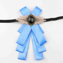 Load image into Gallery viewer, Vintage embossed costume jewelry bow tie