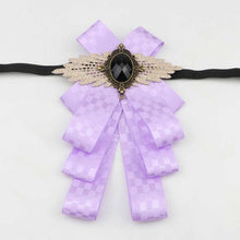 Load image into Gallery viewer, Vintage embossed costume jewelry bow tie