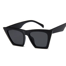 Load image into Gallery viewer, Fashion cat eye sunglasses classic shopping lady black UV400