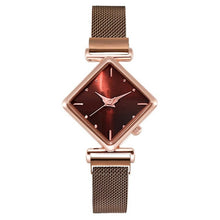 Загрузить изображение в средство просмотра галереи, Magnet buckle gradient color square watch