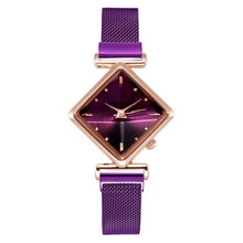 Загрузить изображение в средство просмотра галереи, Magnet buckle gradient color square watch