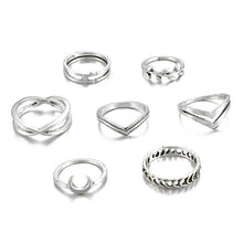 Загрузить изображение в средство просмотра галереи, Midi ring set 7 pieces/set