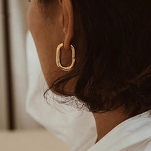 Load image into Gallery viewer, Retro simple O-shaped earrings