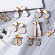 Загрузить изображение в средство просмотра галереи, Fashion retro geometric long dangling earrings