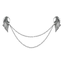 Load image into Gallery viewer, Leaf Elk Wing Palm Brooch