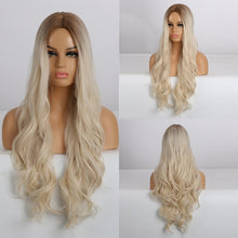 Загрузить изображение в средство просмотра галереи, Long wavy natural middle part wig