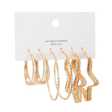 Загрузить изображение в средство просмотра галереи, 6 pairs/set Fashion round earrings