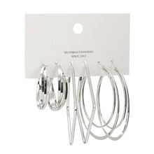 Загрузить изображение в средство просмотра галереи, 6 pairs/set Fashion round earrings