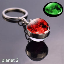 Load image into Gallery viewer, Luminous Solar System Planetary Keychain