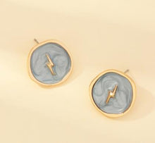Загрузить изображение в средство просмотра галереи, Alloy Drop Oil Round Necklace Ring Earrings