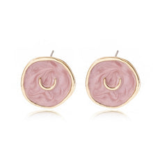 Загрузить изображение в средство просмотра галереи, Alloy Drop Oil Round Necklace Ring Earrings