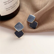 Load image into Gallery viewer, Vintage Matte Metal Earrings