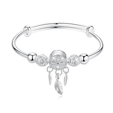 Load image into Gallery viewer, Dream Catcher Fringed Feather Beaded Bracelet