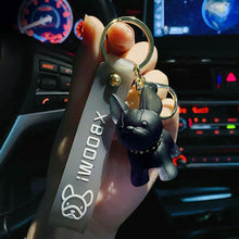 Load image into Gallery viewer, French bulldog keychain