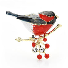Load image into Gallery viewer, Multicolor bird brooch