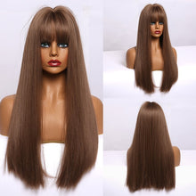 Load image into Gallery viewer, Long straight synthetic wig