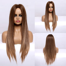 Load image into Gallery viewer, Long straight synthetic wig